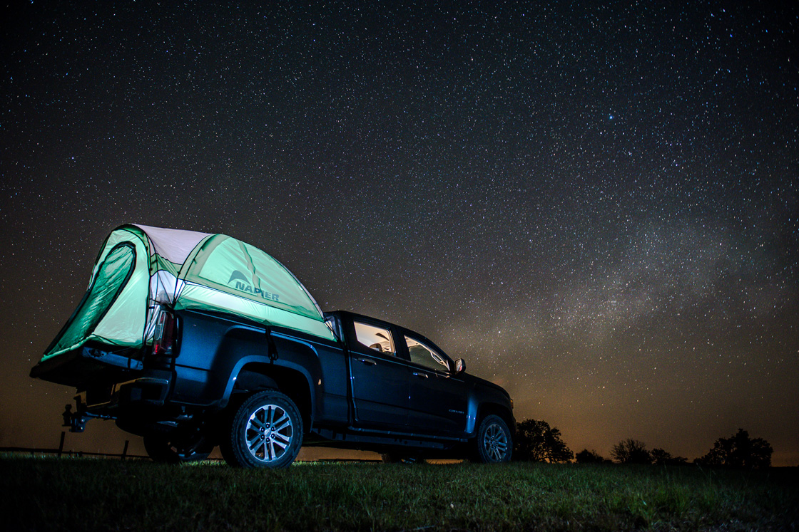 Backroadz Truck Bed Tent 13 Series by Napier Outdoors | Napier Truck Tent | Night Camping